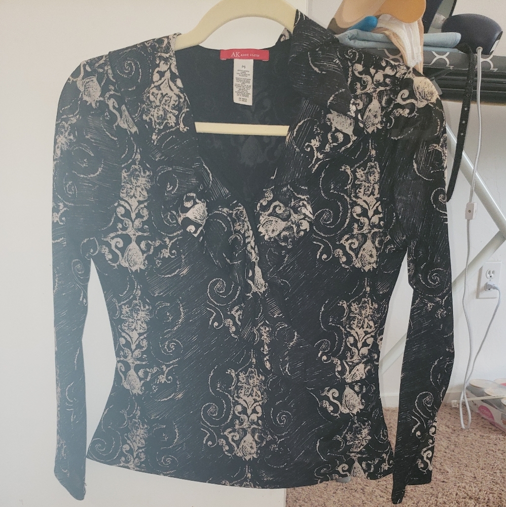 Anne Klein Ruffled Blouse - Picture 2 of 3